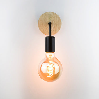 Modern Minimalist Wrought Iron Craft Wall Lamp